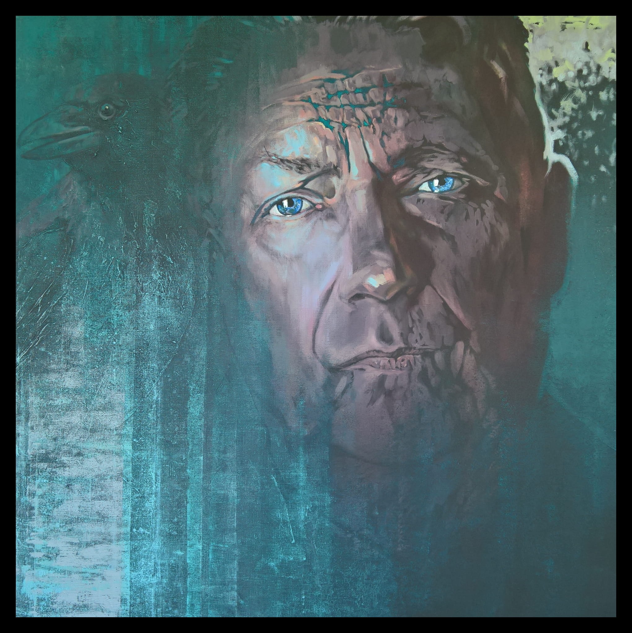 Zbyszek Gierczak Młynarski 100 x 100 cm akryl na płótnie 2017